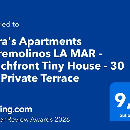 Appartement Mara's La Mar - Beachfront Tiny House - 30 M2 Private Terrace